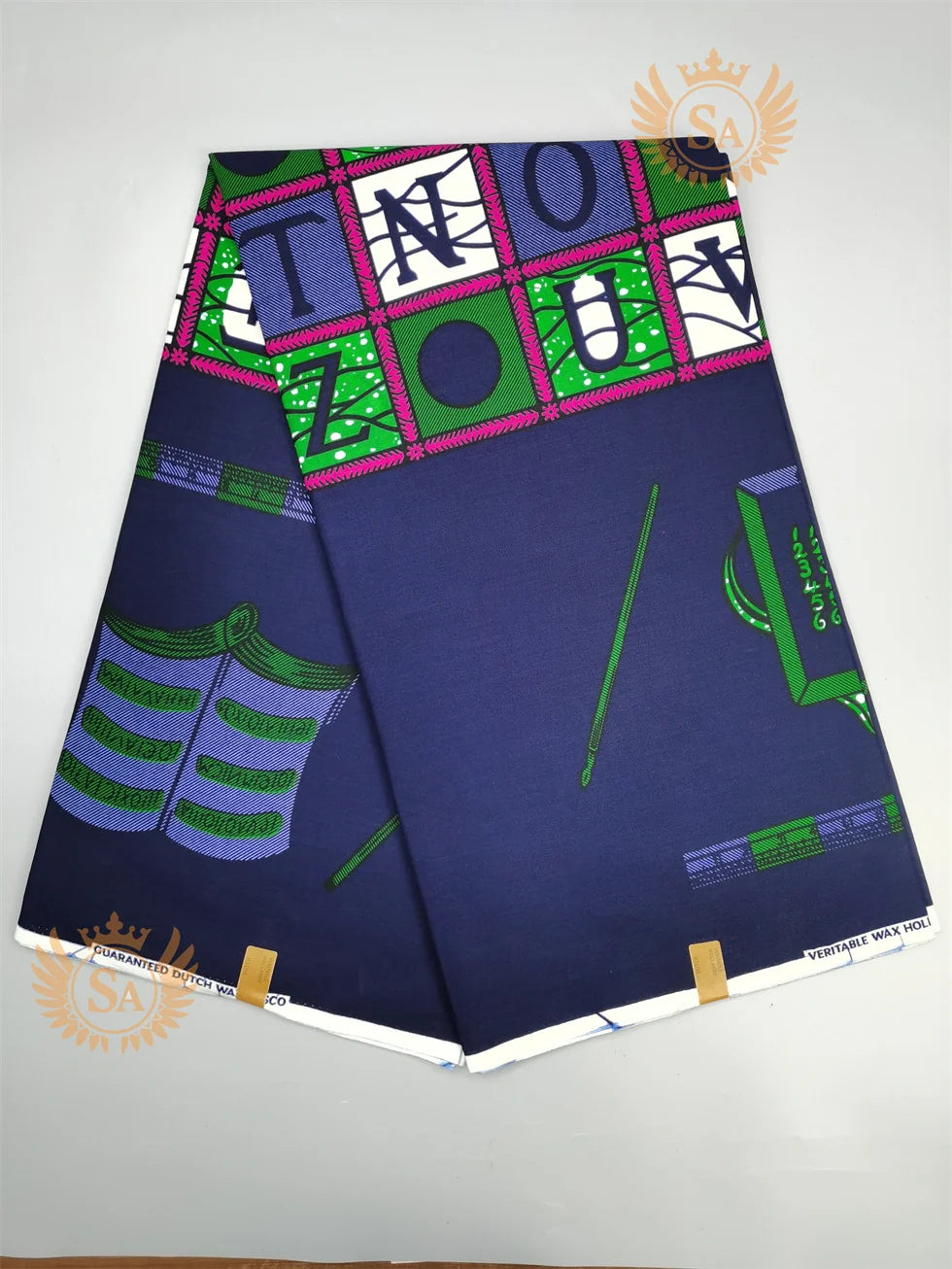 Veritable Wax Guaranteed Real wax print fabric dutch hollandais pagne africa Dress 100% Cotton n11 - CHRISTDEST GLOBAL SERVICE