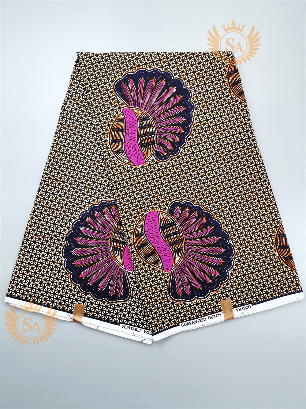 Veritable Wax Guaranteed Real wax print fabric dutch hollandais pagne africa Dress 100% Cotton n11 - CHRISTDEST GLOBAL SERVICE