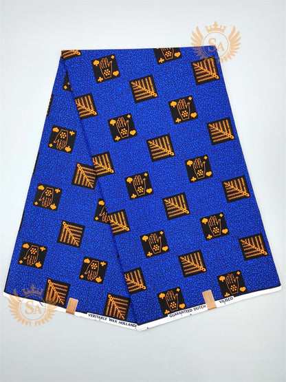 Veritable Wax Guaranteed Real wax print fabric dutch hollandais pagne africa Dress 100% Cotton n11 - CHRISTDEST GLOBAL SERVICE