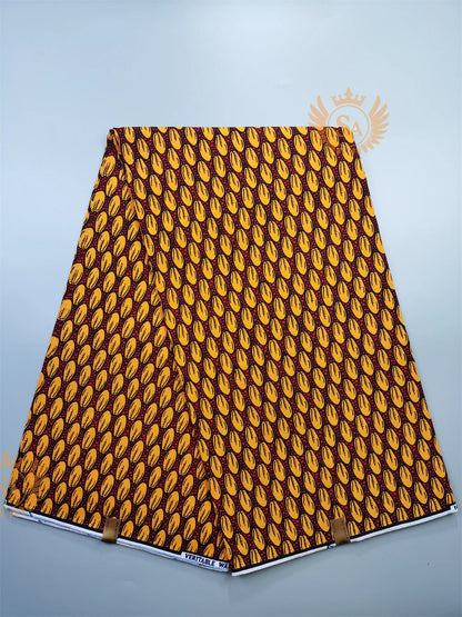 Veritable Wax Guaranteed Real wax print fabric dutch hollandais pagne africa Dress 100% Cotton n11 - CHRISTDEST GLOBAL SERVICE