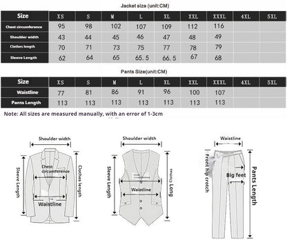 Shiny Black Men's Suit Set 3 Pieces Groomsmen Wedding Lace Costumes - CHRISTDEST GLOBAL SERVICE