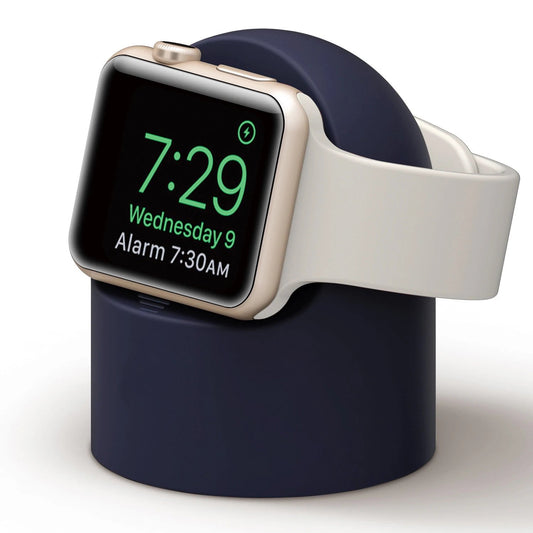 Silicone Charger Stand for Apple Watch Series 7 6 5 4 3 2 SE Bracket iWatch Night Dock Charging Desktop Holder - CHRISTDEST GLOBAL SERVICE