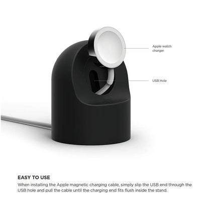 Silicone Charger Stand for Apple Watch Series 7 6 5 4 3 2 SE Bracket iWatch Night Dock Charging Desktop Holder - CHRISTDEST GLOBAL SERVICE