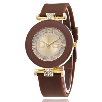 Simple Black White Quartz Watches Women Minimalist Design Silicone Strap Wristwatch Big Dial Women's Fashion Creative Watch - CHRISTDEST GLOBAL SERVICE