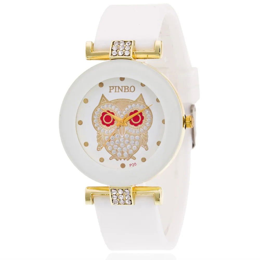 Simple Black White Quartz Watches Women Minimalist Design Silicone Strap Wristwatch Big Dial Women's Fashion Creative Watch - CHRISTDEST GLOBAL SERVICE