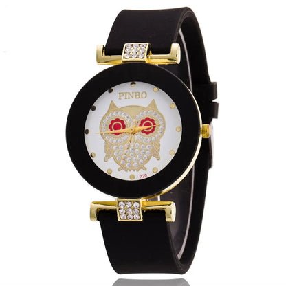 Simple Black White Quartz Watches Women Minimalist Design Silicone Strap Wristwatch Big Dial Women's Fashion Creative Watch - CHRISTDEST GLOBAL SERVICE