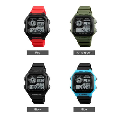 Skmei Top Brand Countdown Sport Watches Mens Multifunction Stopwatch 5bar Waterproof Alarm Clock Back Light Digital Wristwatch - CHRISTDEST GLOBAL SERVICE