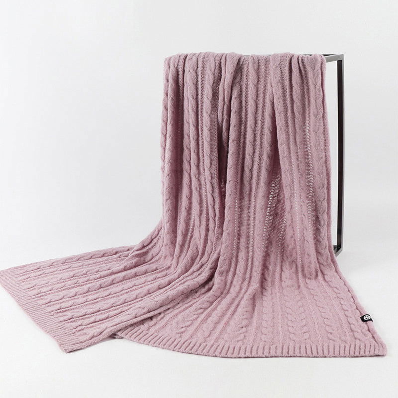 Solid Color Scarf For Women Winter Warm Fashion Versatile  Shawl Korean Style Sweet Knitted Woolen Long Scarf - CHRISTDEST GLOBAL SERVICE