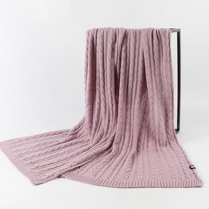 Solid Color Scarf For Women Winter Warm Fashion Versatile  Shawl Korean Style Sweet Knitted Woolen Long Scarf - CHRISTDEST GLOBAL SERVICE