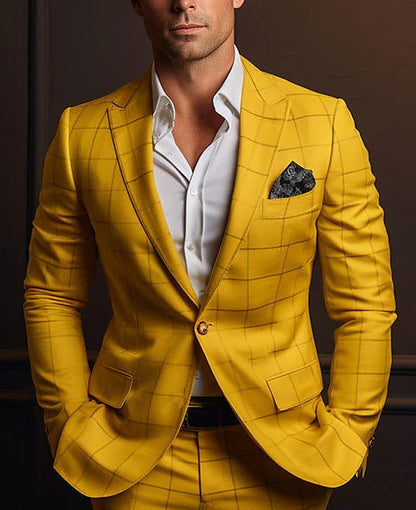Spring New Striped Suit Jacket Men's Casual Slim Top - CHRISTDEST GLOBAL SERVICE