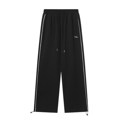 Straight Men's Elastic Waist Sports Trousers Loose - CHRISTDEST GLOBAL SERVICE
