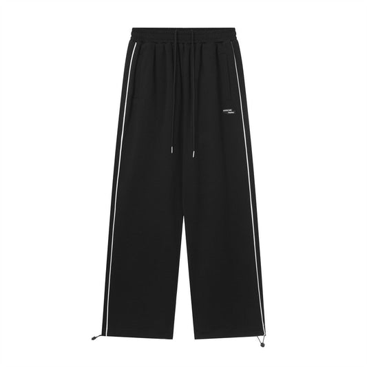 Straight Men's Elastic Waist Sports Trousers Loose - CHRISTDEST GLOBAL SERVICE