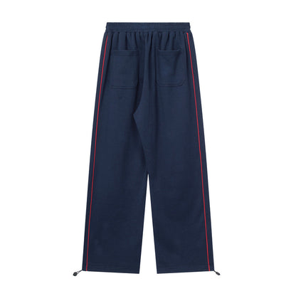 Straight Men's Elastic Waist Sports Trousers Loose - CHRISTDEST GLOBAL SERVICE
