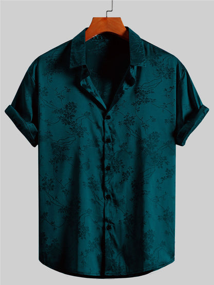 Summer Men's Embroidered Short-sleeved Shirt - CHRISTDEST GLOBAL SERVICE