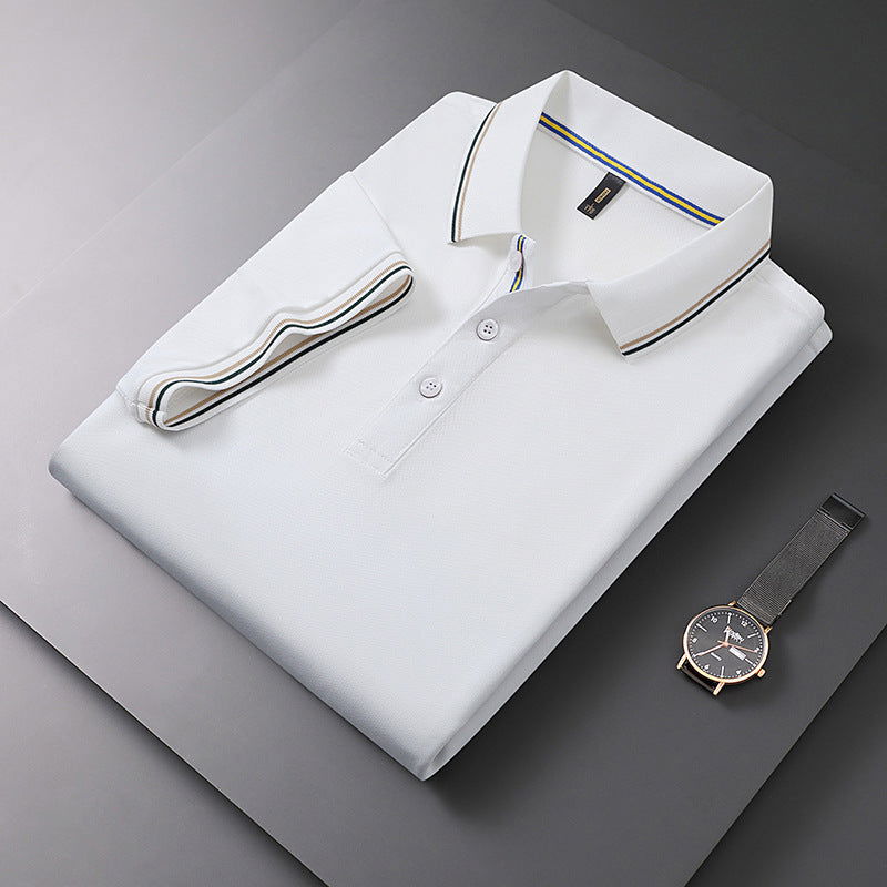 Summer Men's Polo Shirt Lapel T-shirt - CHRISTDEST GLOBAL SERVICE