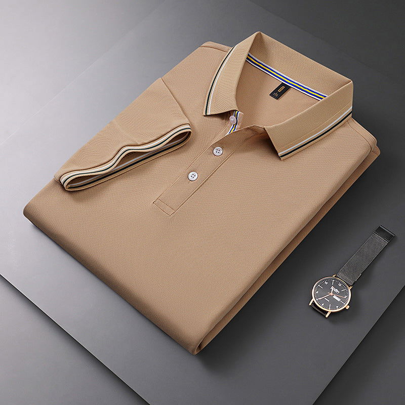 Summer Men's Polo Shirt Lapel T-shirt - CHRISTDEST GLOBAL SERVICE