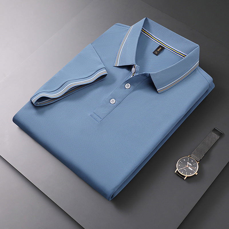 Summer Men's Polo Shirt Lapel T-shirt - CHRISTDEST GLOBAL SERVICE