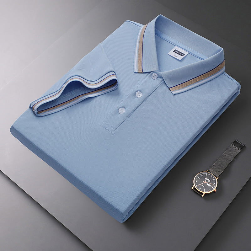 Summer Men's Polo Shirt Lapel T-shirt - CHRISTDEST GLOBAL SERVICE