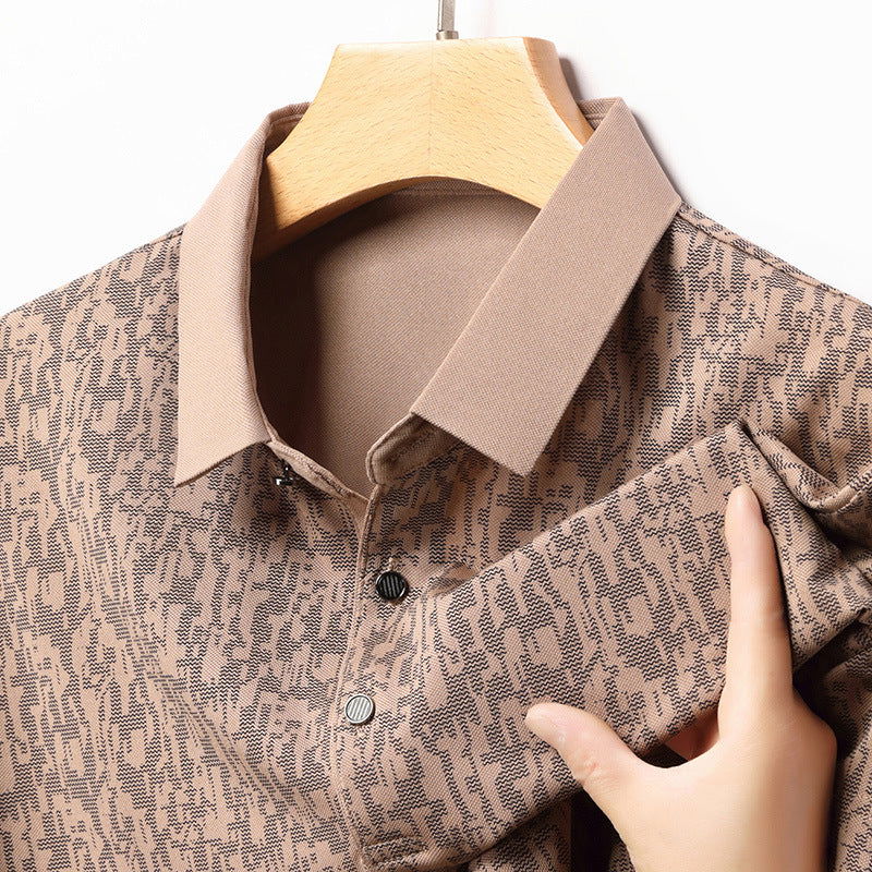 Summer Men's Thin Business Lapel Polo Shirt Short Sleeve - CHRISTDEST GLOBAL SERVICE