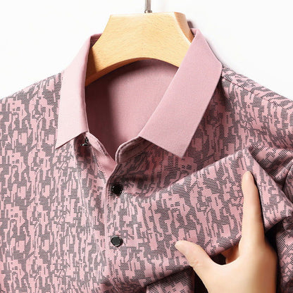 Summer Men's Thin Business Lapel Polo Shirt Short Sleeve - CHRISTDEST GLOBAL SERVICE