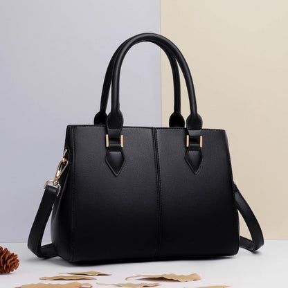 Tote bag simple shoulder crossbody large capacity soft leather women's handbag cross-border women's bag - CHRISTDEST GLOBAL SERVICE