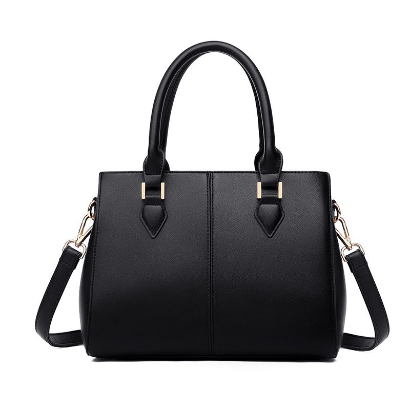 Tote bag simple shoulder crossbody large capacity soft leather women's handbag cross-border women's bag - CHRISTDEST GLOBAL SERVICE