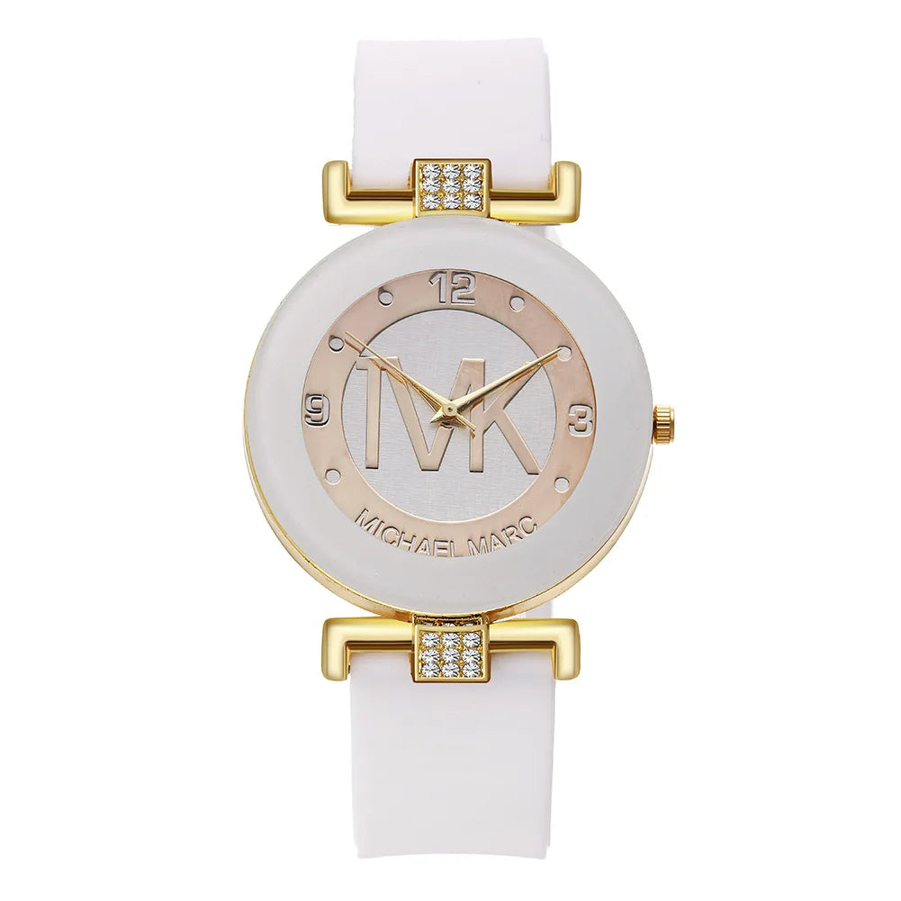 UTHAI W28 Women's Fashion Quartz Watch Light Luxury Diamond Silicone Band College Girl Watches Clock - CHRISTDEST GLOBAL SERVICE