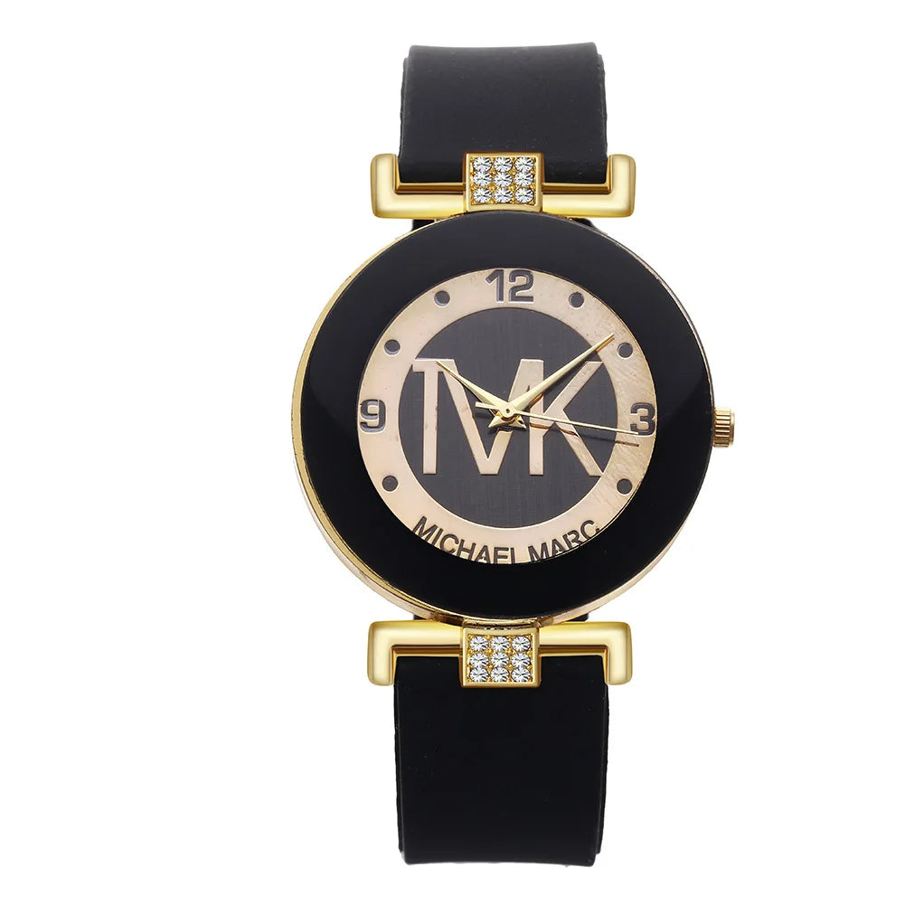 UTHAI W28 Women's Fashion Quartz Watch Light Luxury Diamond Silicone Band College Girl Watches Clock - CHRISTDEST GLOBAL SERVICE