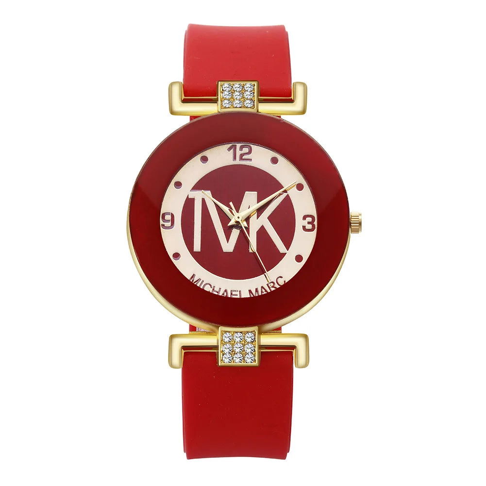 UTHAI W28 Women's Fashion Quartz Watch Light Luxury Diamond Silicone Band College Girl Watches Clock - CHRISTDEST GLOBAL SERVICE