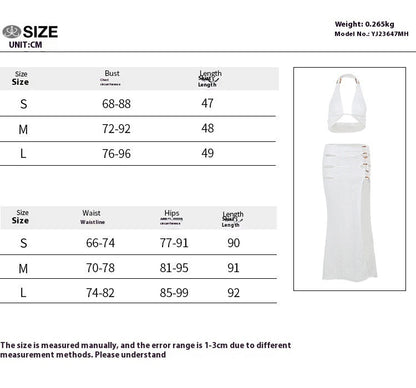 Vacation Style Sexy Slim Hip Mid-length Dress Set - CHRISTDEST GLOBAL SERVICE