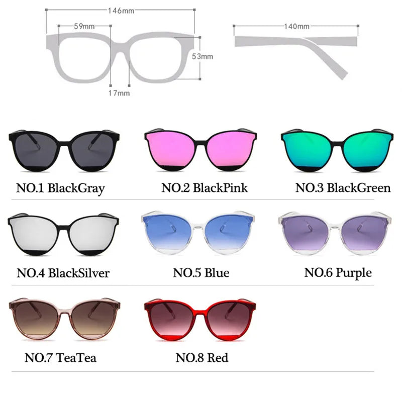 WarBLade New Fashion Sunglasses Women Vintage Luxury Brand Design Glasses Mirror Classic Oculos De Sol Feminino UV400 Eyewear - CHRISTDEST GLOBAL SERVICE