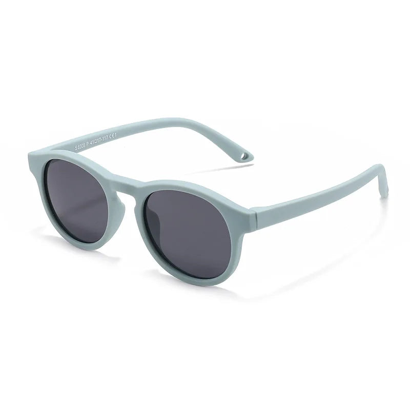 WarBlade Small Round Polarized Kids Sunglasses Silicone Flexible Safety Children Glasses 0-3 Years Boys Girls Baby Eyewear UV400 - CHRISTDEST GLOBAL SERVICE