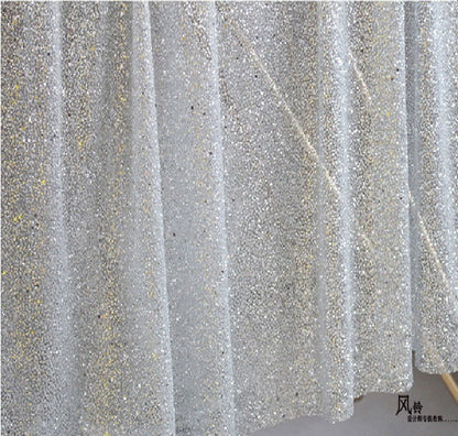 Wedding Dress Silver Bronzing Sequin Fabric - CHRISTDEST GLOBAL SERVICE