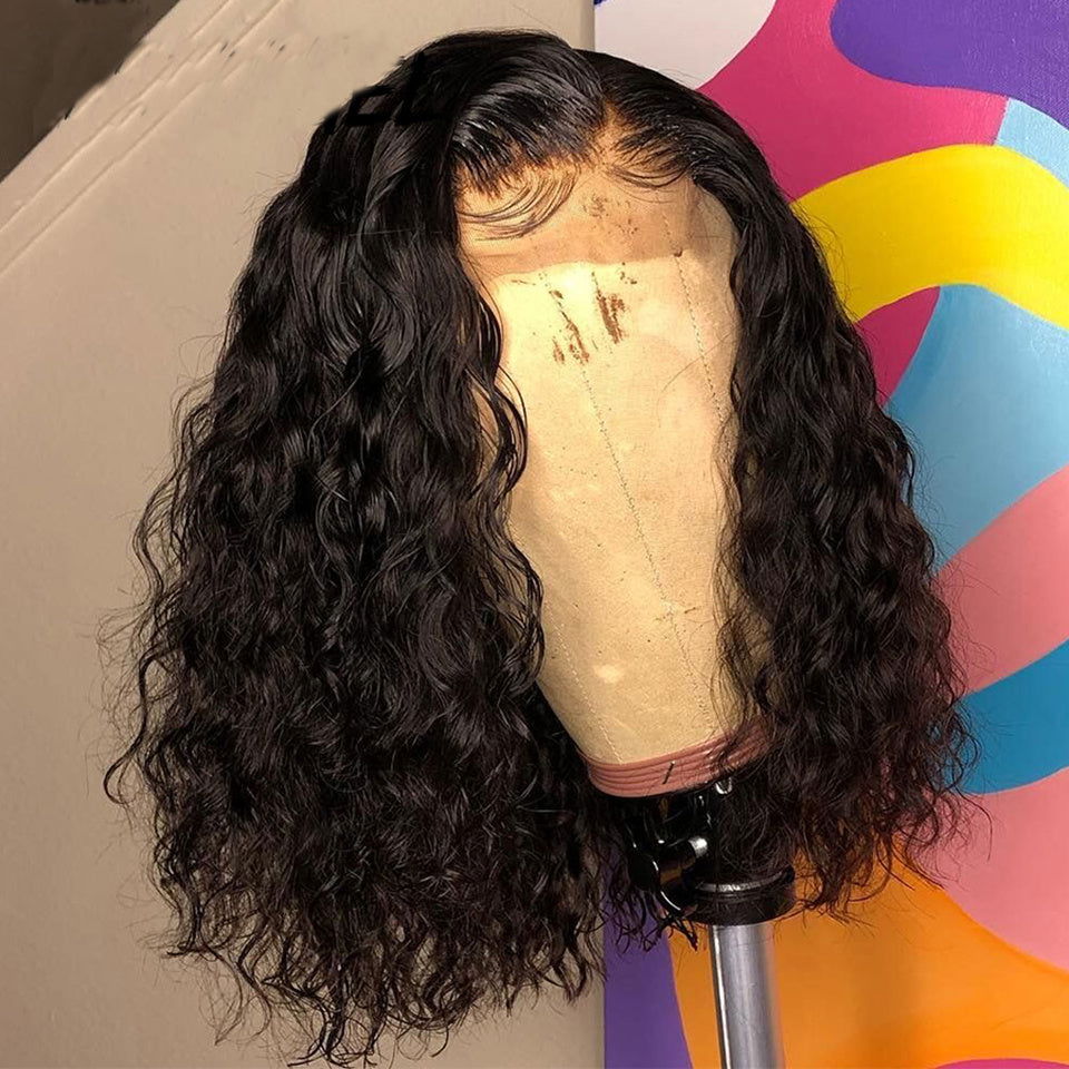 Wig Female Short Curly Hair Centered Corn Perm African Black Small Curly Hair Chemical Fiber Headgear - CHRISTDEST GLOBAL SERVICE