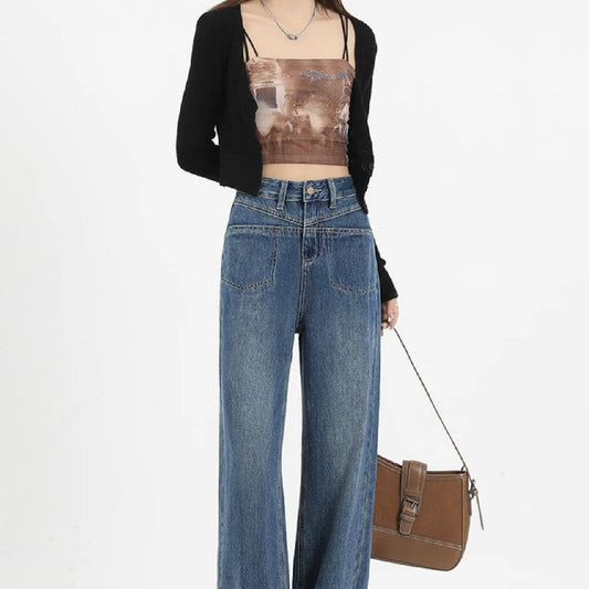 Women's High Waist Loose Jeans - CHRISTDEST GLOBAL SERVICE