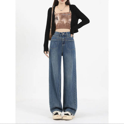 Women's High Waist Loose Jeans - CHRISTDEST GLOBAL SERVICE