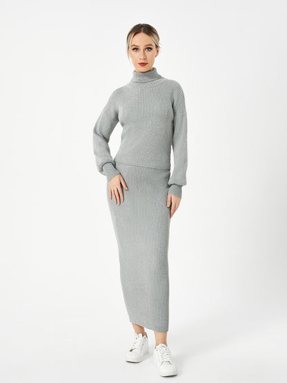 Women's Knitted Skirt Suit - CHRISTDEST GLOBAL SERVICE