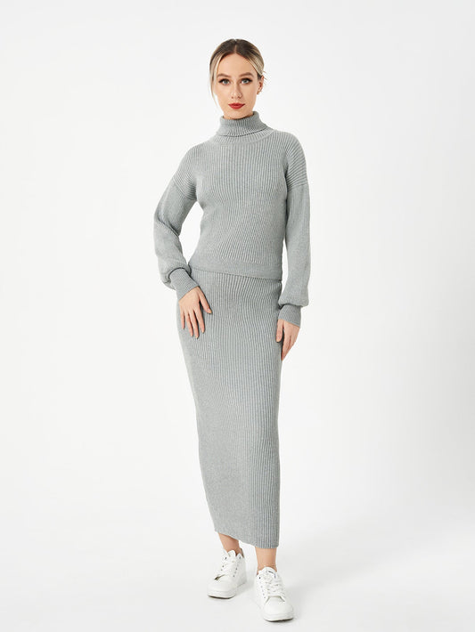 Women's Knitted Skirt Suit - CHRISTDEST GLOBAL SERVICE