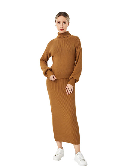 Women's Knitted Skirt Suit - CHRISTDEST GLOBAL SERVICE