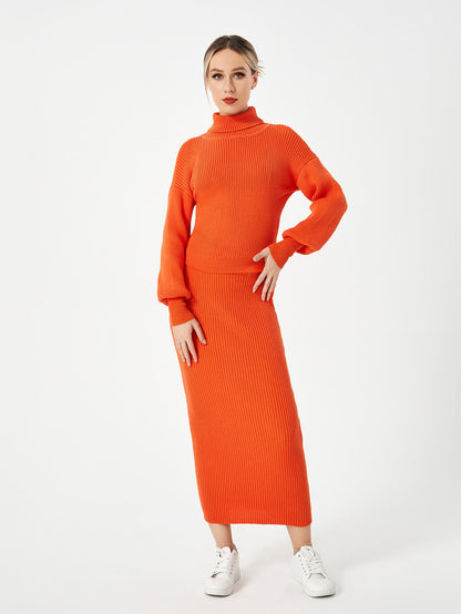 Women's Knitted Skirt Suit - CHRISTDEST GLOBAL SERVICE