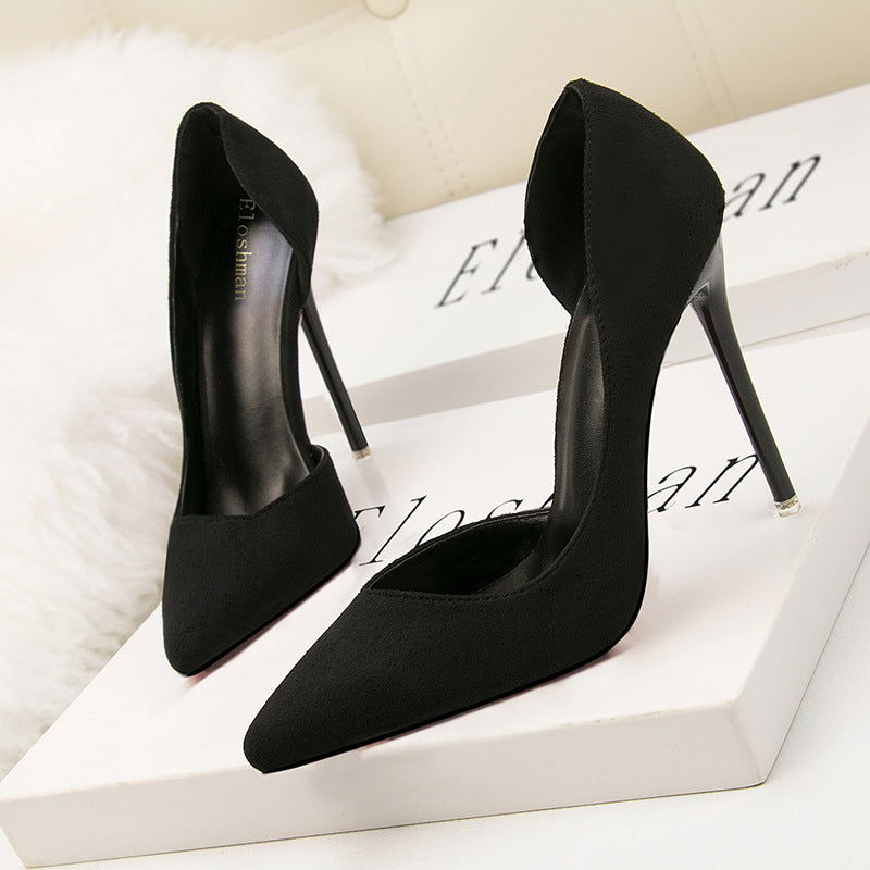 Women's Low-cut Pointed-toe Side Hollow-out Shoes - CHRISTDEST GLOBAL SERVICE