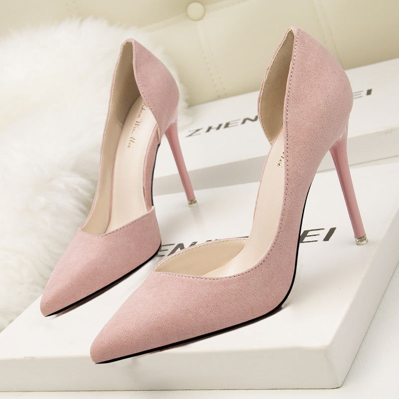 Women's Low-cut Pointed-toe Side Hollow-out Shoes - CHRISTDEST GLOBAL SERVICE