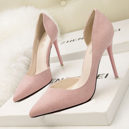 Women's Low-cut Pointed-toe Side Hollow-out Shoes - CHRISTDEST GLOBAL SERVICE