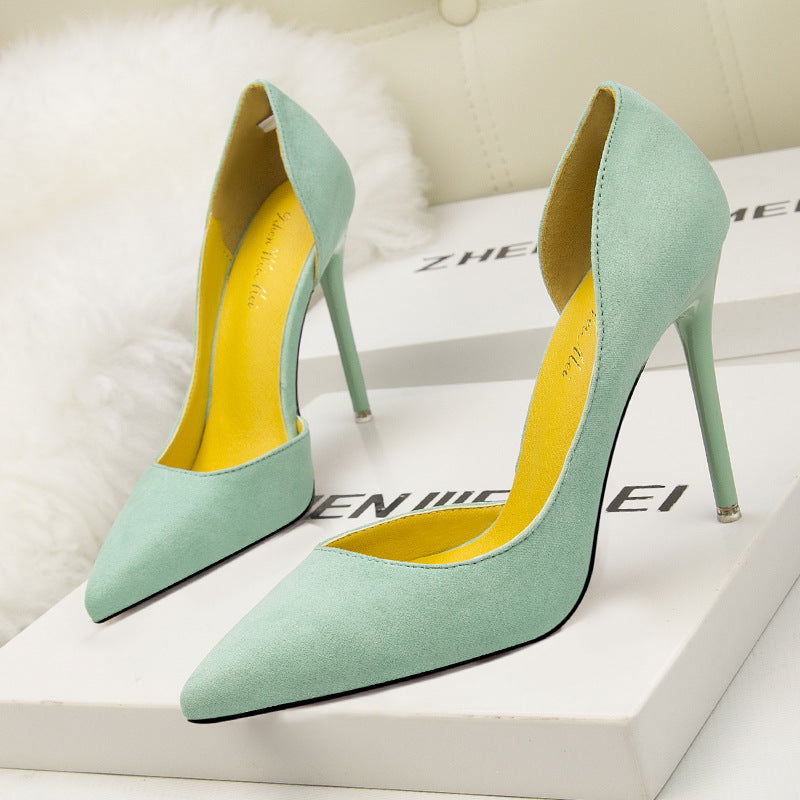 Women's Low-cut Pointed-toe Side Hollow-out Shoes - CHRISTDEST GLOBAL SERVICE