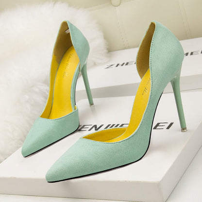 Women's Low-cut Pointed-toe Side Hollow-out Shoes - CHRISTDEST GLOBAL SERVICE