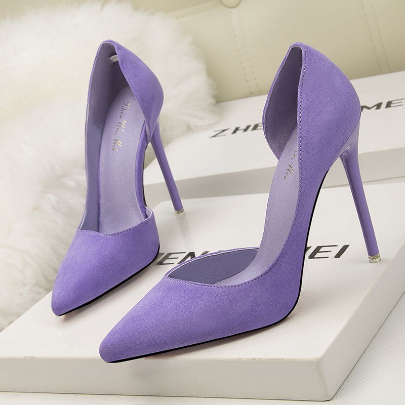Women's Low-cut Pointed-toe Side Hollow-out Shoes - CHRISTDEST GLOBAL SERVICE
