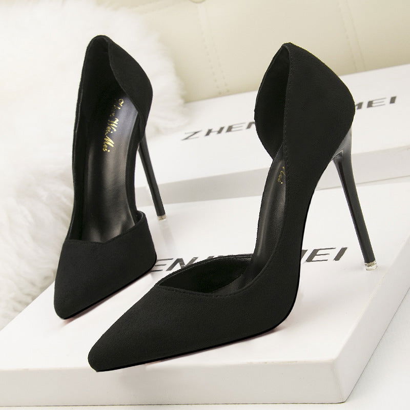 Women's Low-cut Pointed-toe Side Hollow-out Shoes - CHRISTDEST GLOBAL SERVICE