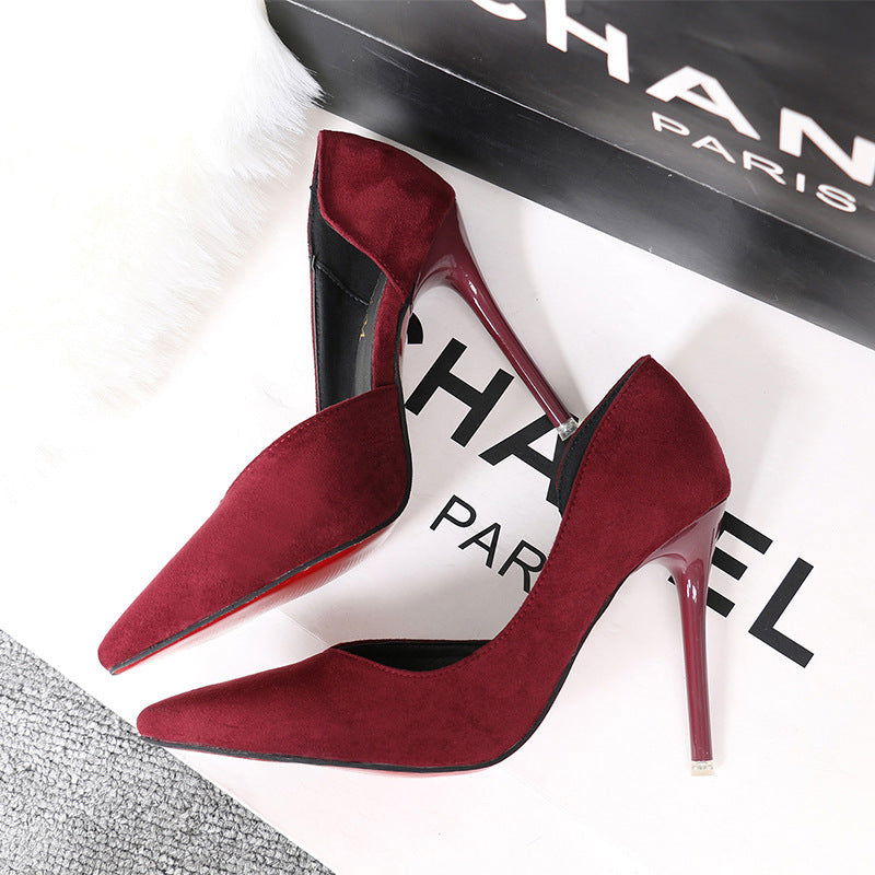 Women's Low-cut Pointed-toe Side Hollow-out Shoes - CHRISTDEST GLOBAL SERVICE