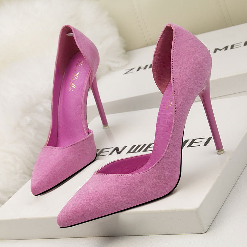 Women's Low-cut Pointed-toe Side Hollow-out Shoes - CHRISTDEST GLOBAL SERVICE