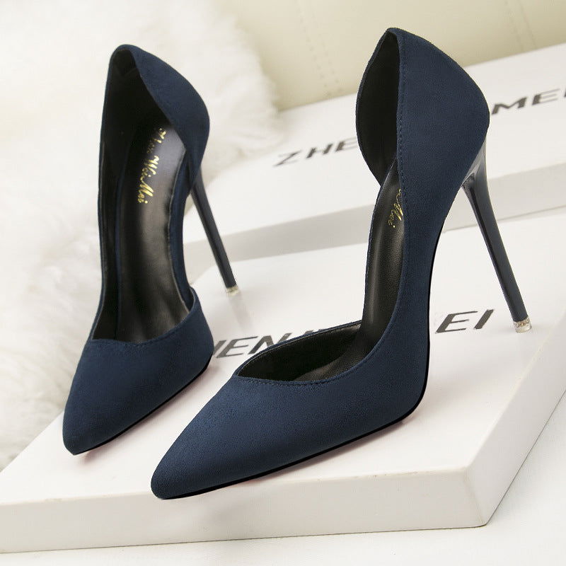 Women's Low-cut Pointed-toe Side Hollow-out Shoes - CHRISTDEST GLOBAL SERVICE